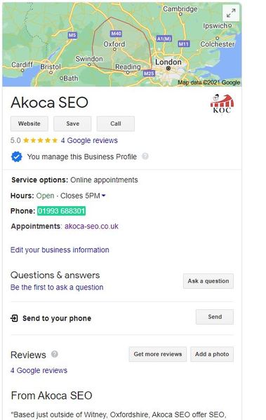 Google reviews for Akoca - importance of social proof