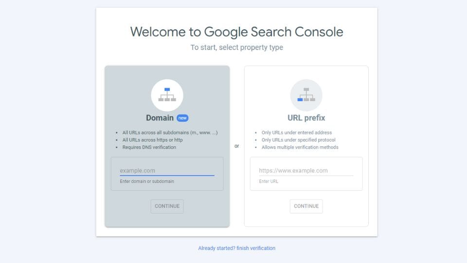 Image of google search console demonstrating how to manually submit a page for indexing