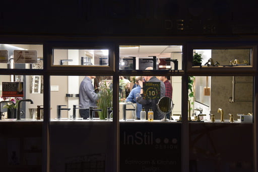 InStil Design 10 year anniversary party in the Oxford showroom