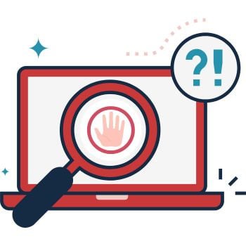 SEO Problem Illustration of a computer with a cog and a pencil demonstrating our Web Design Witney services