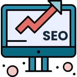 Search Engine Optimised Websites Icon for our service page Website Maintenance Plans